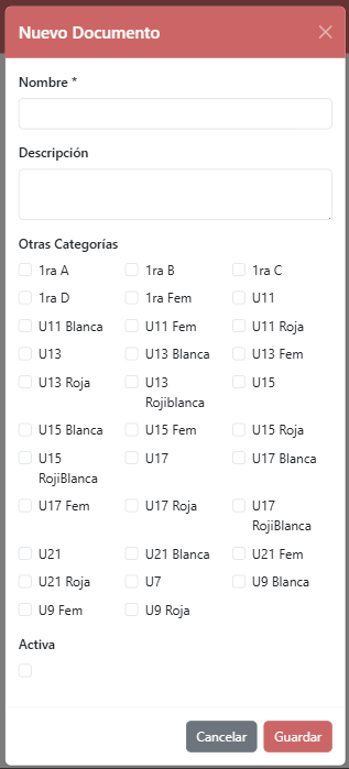 Captura Crear Documento